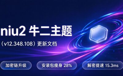 niu2牛二主题搭建以及安装教程